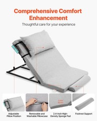 VEVOR Electric Lifting Backrest 300 lbs 4-68° Adjustable Lifting Bed Backrest