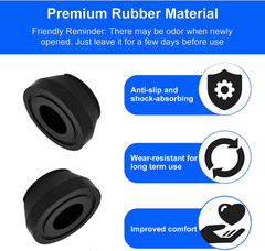 Replacement Rubber Cane Tips Feet for Hurrycane Walking Sticks with Anti Slip