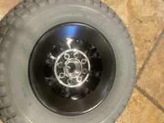 4.00-8 Solid Flat-Free Drive Wheel for Jazzy 1170 and 1170 XL Pair