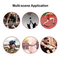 White and Orange Sports Heel Socks Ankle Protection Foot Sleeve Support WT
