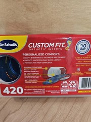 NEW Dr. Scholl’s CF420 Custom Fit Orthotic Inserts Dr Scholls CF-420 1 Pair 3/4