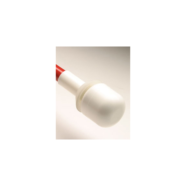 Ambutech Mobility Roller Tip: 8mm Threaded Style, Color: White, Model: MT5090
