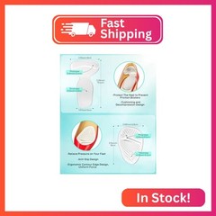 Snqqmtt 10PCS High Heel Comfort Pad Inserts, Silicone Shoe Cushion Insoles Heel