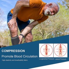 Calf Compression Sleeve Ankle Brace Leg Support Socks Foot Fasciitis Pain Relief