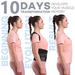 Omples Posture Corrector for Women and Men Thoracic Back Medium (Pack of 1)