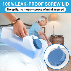 Portable Urinals for Men Spill Proof Nighttime Glow in the Dark Lid- 3000 Ml/101