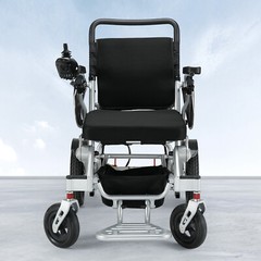 330lb Capacity Intelligent Foldable Electric Wheelchair All Terrain 25 Miles