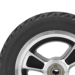 6in Solid Wheel Light Sturdy Aluminum Alloy Hub Replacement For Wheelchair Use