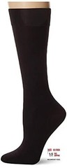 Women’s Soft Opaque Knee High Socks – Pack of 3 – 2 Black – Size 2