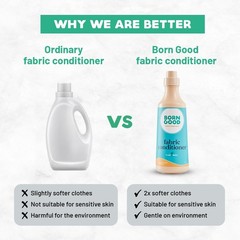 Born Good Plant-Based Japanese Cypress Fabric Conditioner 950ml – Eco-Friendly
