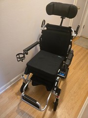 Foldable Electric Wheelchair – Silver. ALL Accessories