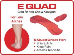 Nolaro 24 QuadraStep System orthotic red Abductovarus Size 5 EU 45-46/US M 11-12