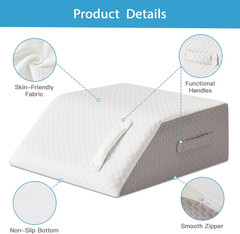 Leg Pillow Elevation Blood Circulation, Leg Wedge for Elevation for Swelling, Le