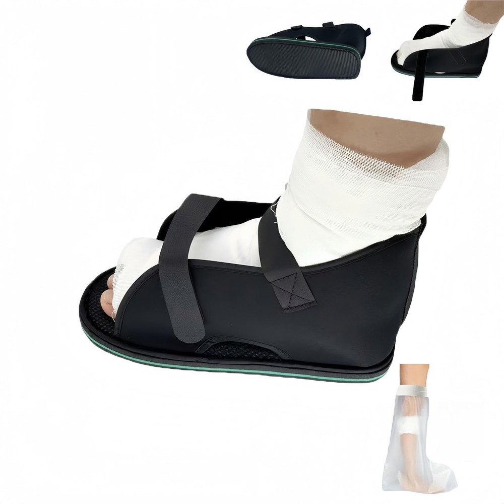 Adjustable plaster shoes postoperative shoes, walking shoes with sticker, sui…