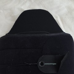 Evergreen by Aspen Orthopedic Ergonomic Back Support Seat/Posture Cushion Black