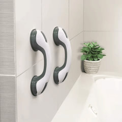 2 Pack StableGrip Suction Shower Safety Handle Grab Bars Grip for Seniors Kids