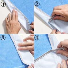 Waterproof Bibs for The Elderly Large Adult Towel Bibs Saliva Towels Dirt-proof