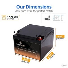 12V 28AH Sealed Lead Acid Battery