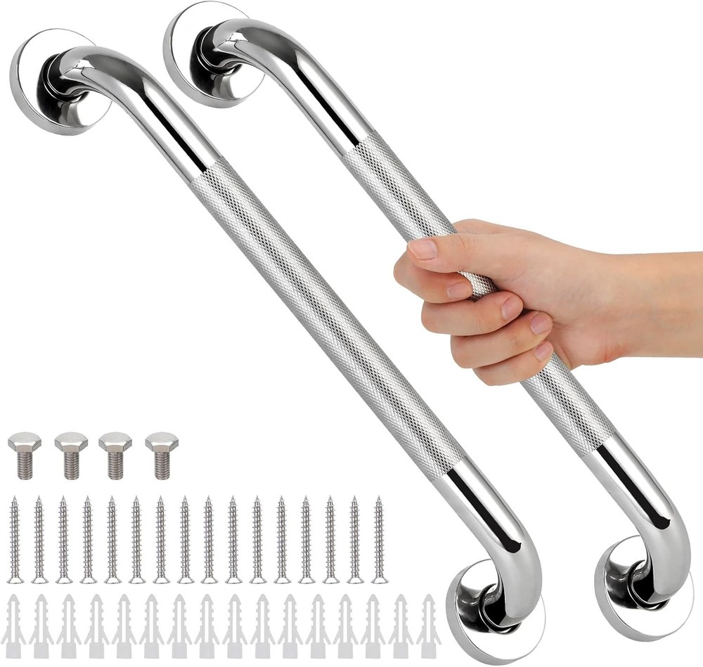 20 Inch Shower Grab Bars – Stainless Steel Safety Handles for Home Assistance