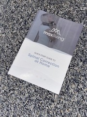 MaxLiving Cervical Spinal Kit Wobble Cushion Rolls Wedges Pump Bag Manual NIB