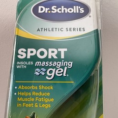 Dr. Scholl’s Sport Massaging Gel Advanced Shoe Insoles Women Sz 6-10 1 Pair New