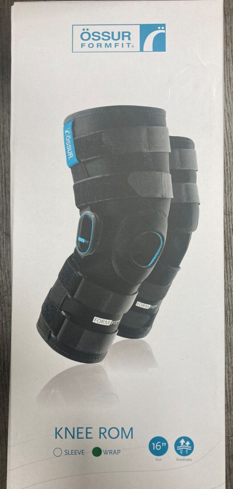 Ossur Formfit ROM Knee 16” Long Wrap Hinged Sleeve Brace 507359 – 2XL