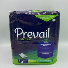 Prevail Underpads 15 count Adult Large Incontinence Underpads