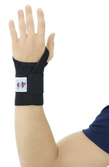Core 6850 BLACK LEFT HAND ONLY Wrist Support Brace With Straps Carpal Tunnel XL
