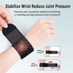 2PCS Ultra-Thin Wrist Support Strap – Adjustable Compression Brace Pain Relief