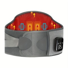 Heated Lower Back Brace for Back Pain Relief, Back Belt with Heating & Vibration