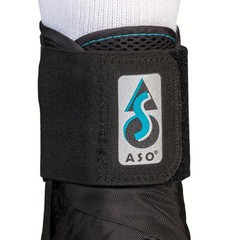 ASO Black Ankle Support Small 11-12″ Ankle Circumf. Lace Up for the Foot 264012