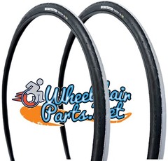Kenda 24″ x 1″ Pneumatic Wheelchair Tires. Set of 2