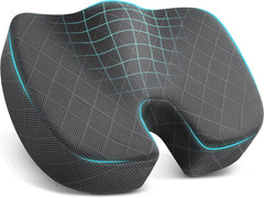 Tushguard Seat Cushion – Memory Foam Sitting Pillow for Office Chair, Car Seat,