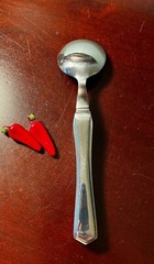 VIVE Weighted Heavy Silverware Flatware for Tremors/Parkinson „Round Soup Spoon“