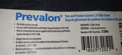 SAGE PREVALON 2.0 GLIDE SHEET #7296 BLUE – TURN AND POSITION MADE USA PREOWNED