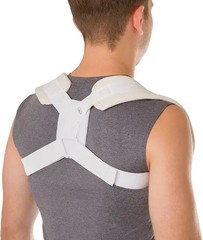 BraceAbility Kids Clavicle Support Brace Figure 8 Posture Corrector (XS) 20-24″