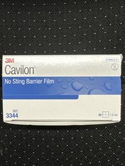 3M Cavilon No Sting Barrier Film, 3344 Alcohol-Free – Box of 30 Wipes Exp 2029