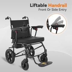 Lightweight Electric Wheelchair Foldable Power Motorized Wheelchairs 20 Mile New