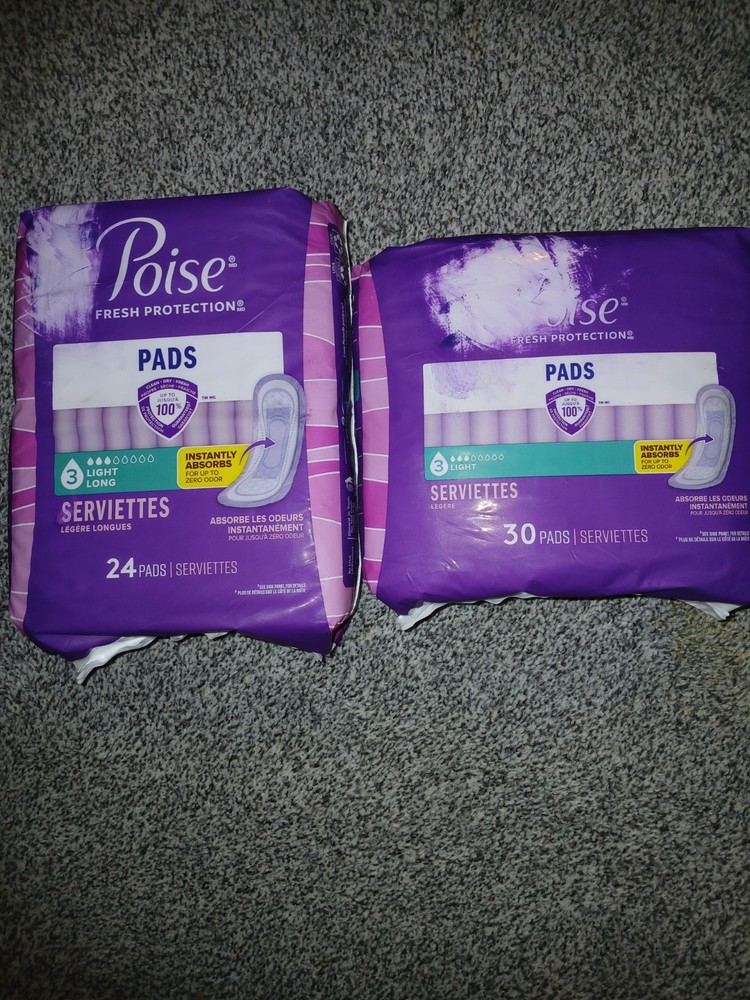Poise Pads 2 Packages