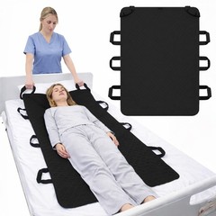 34″x52″ Positioning Bed Pad, with 8 Reinforced Handles and 4 Soft Handle Pads…