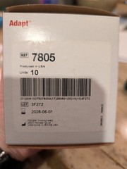 Hollister Adapt Flat Ostomy Barrier Ring 2″ 48mm Box 7805, 10 Pieces.