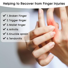 DIVINA VITAE 5PCS Trigger Finger Splints, Thumb Finger Brace for Trigger Finger