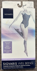 Sigvaris Size A Sheer KNEE HIGH Compression Stockings 15-20mmHg Charcoal Gray