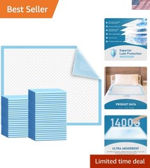 Disposable Underpads 23“x36“ 50 Count Super Absorbency Bed Pads, Leakproof …