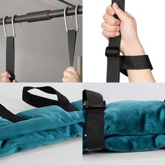 Cervical Traction Belt with Hook Home Neck Stretching Hanging Belt Soft Padde…