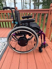 Ki Mobility Rogue XP 13×15 Pediatric Wheelchair W/ Alber Twion Power Assist