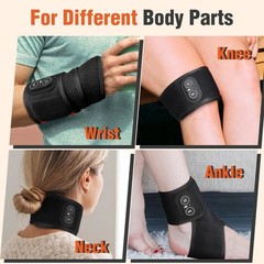 Electric Infrared Heated Wrist Wrap Brace Hand Massage Vibration for Pain Relief