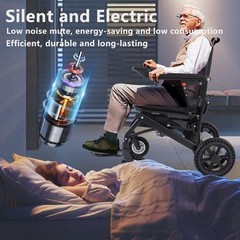 Foldable Portable Lightweight Wheelchair Electric Power Mobility Wheelchair New