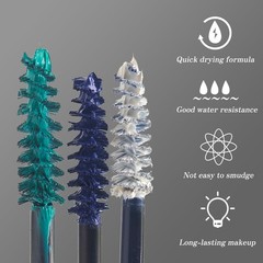 Roseflower Colored Mascara Sets – 12 Waterproof Colors Pink Purple Blue White