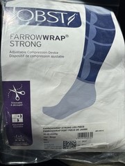 New JOBST FarrowWrap Strong Leg Wrap Medium in Tan 30-40mmHG